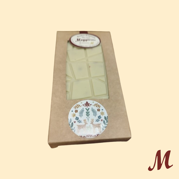 Tavoletta artigianale Cioccolato Bianco e Lamponi - immagine 2